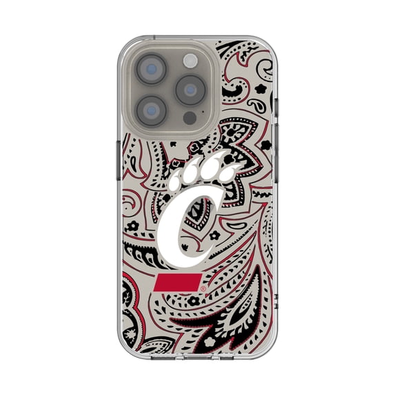 Cincinnati Bearcats iPhone Paisley Design Clear Case