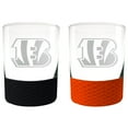 thumbnail image 1 of Cincinnati Bengals 14oz. Commissioner Rocks Glass Two-Piece Set, 1 of 1