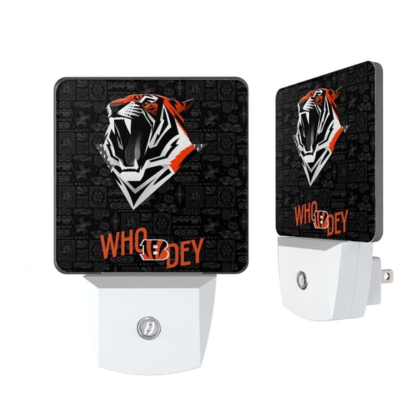 Cincinnati Bengals 2024 Illustrated Limited Edition Nightlight Two-Pack