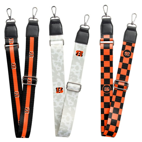 Cincinnati Bengals 3-Pack Bag Strap Set
