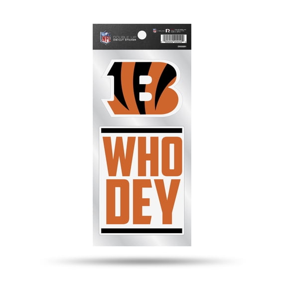 BENGALS DOUBLE UP DIE CUT STICKER
