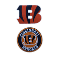 thumbnail image 1 of Cincinnati Bengals Embroidered Iron-on Patch Set of 2, 1 of 3