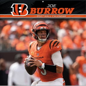 Cincinnati Bengals Joe Burrow 2027 Wall Calendar, (Paperback)