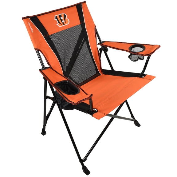 Kijaro Dual Lock Pro Cincinnati Bengals Tailgating Seat Lock Camping Chairs with Carry Bag