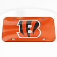 thumbnail image 1 of Cincinnati Bengals License Plate - Crystal Mirror - Logo - Orange, 1 of 2