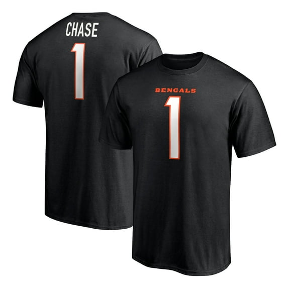 NFL Ja'Marr Chase Cincinnati Bengals Mens Name & Number Short Sleeve Tee