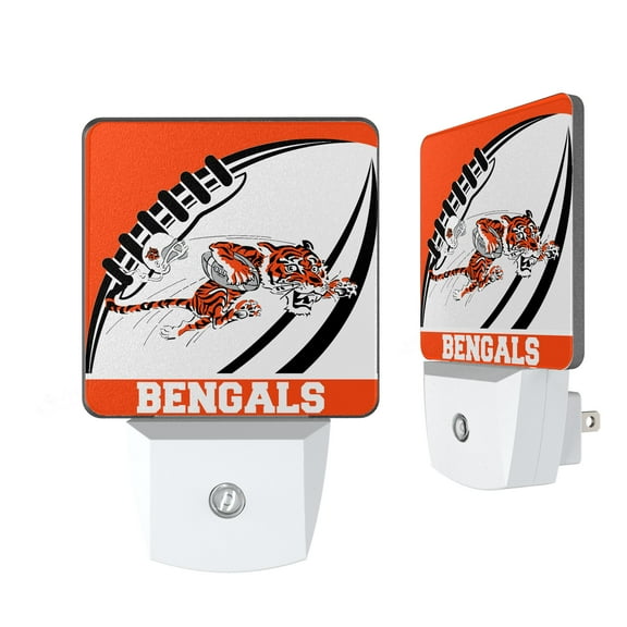 Cincinnati Bengals Passtime Design Nightlight 2-Pack