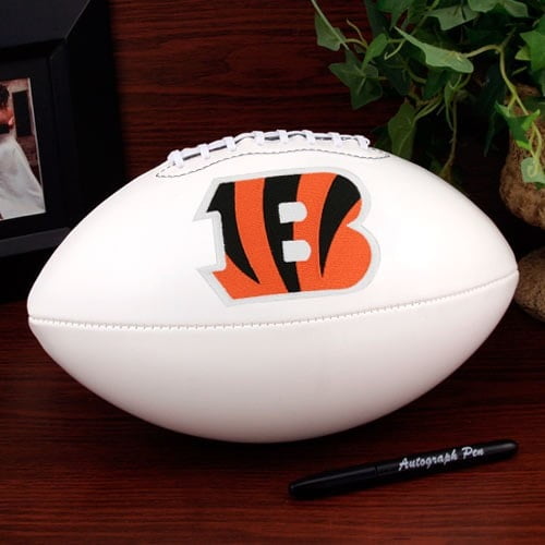 bengals autographed football