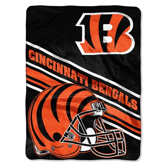 Cincinnati Bengals The Northwest Group 60'' x 80'' Slant Raschel Throw Blanket