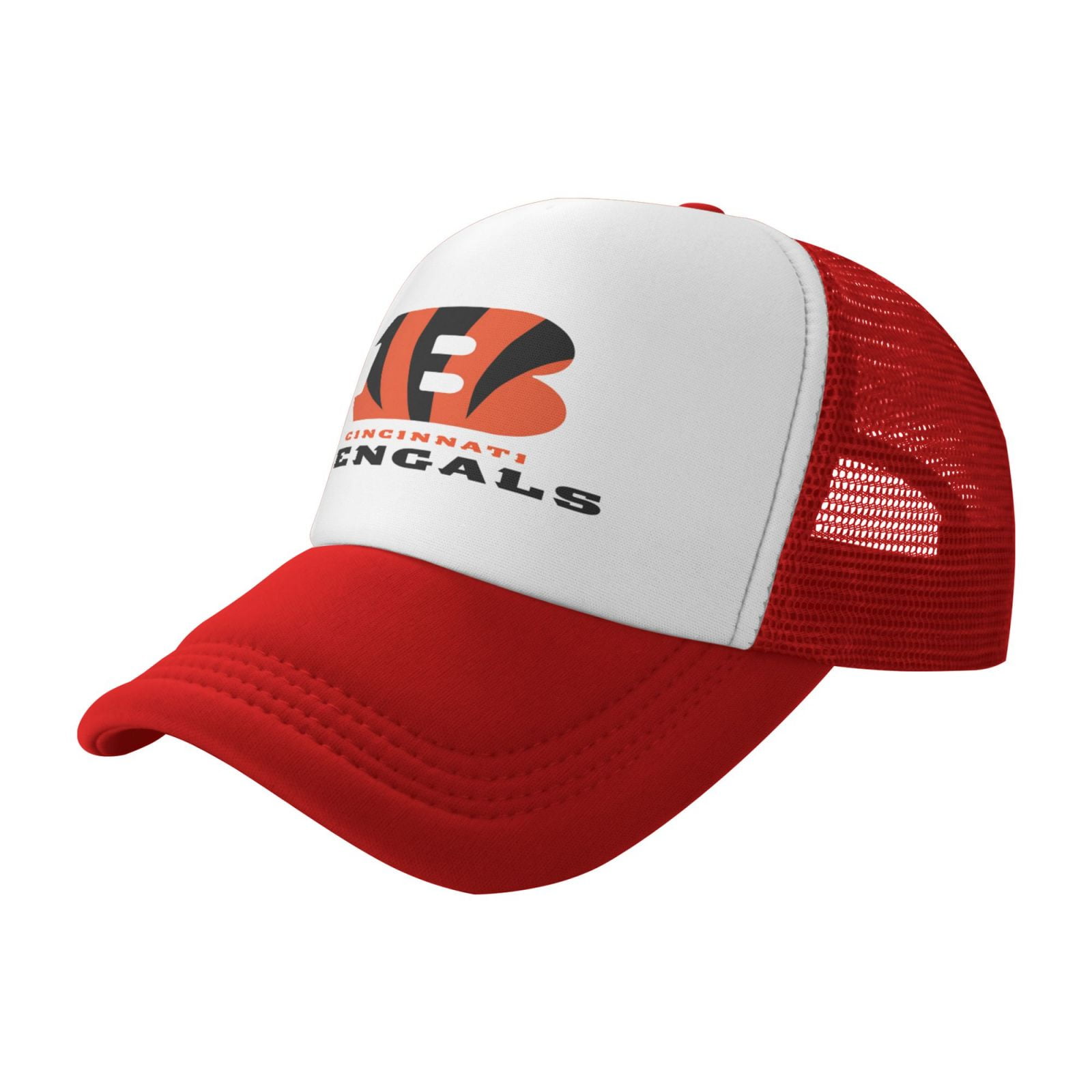 Cincinnati_Bengals Trucker Hat,NFL Team Logo Hat Mesh Back Trucker Hat ...