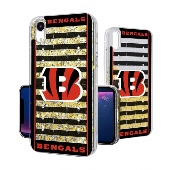 Cincinnati Bengals iPhone Field Design Glitter Case