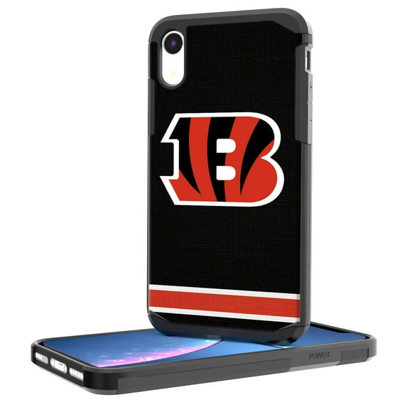 Cincinnati Bengals iPhone Rugged Stripe Design Case