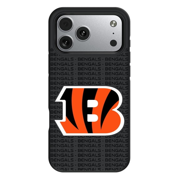 Cincinnati Bengals iPhone Text Backdrop Design Bump Case