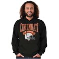 thumbnail image 1 of Cincinnati Football Helmet Fan Graphic Pullover Hoodie Brisco Brands S, 1 of 6