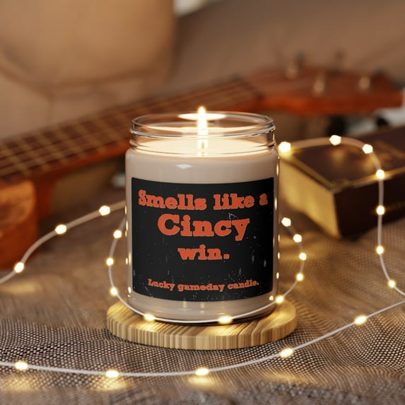 Cincinnati Football - "Smells Like a Cincy Win" Scented Candle
