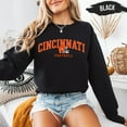 thumbnail image 1 of Cincinnati Football Sweatshirt, Sport For Fan Gift Sweater, Vintage Unisex Shirt,Black Color,Size 2XL, 1 of 5