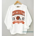 thumbnail image 1 of Cincinnati Football Sweatshirt, Vintage American Crewneck, Football Fan Gifts, Game Day Football Shirt, Custom Football Sweatshirt,White Color,Size 3XL, 1 of 5