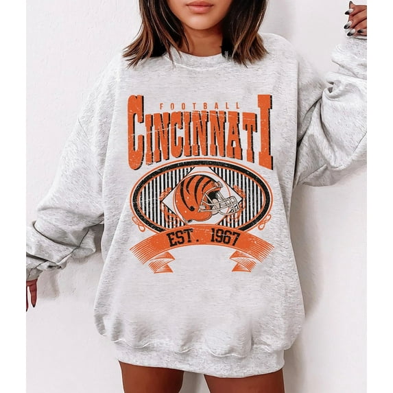 Cincinnati Football Vintage 90s Style Sweatshirt, Cincinnati Football Shirt
