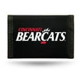 thumbnail image 1 of Cincinnati NCAA Bearcats 3x5 Slim Nylon Trifold Wallet for both kids and adults, 1 of 7