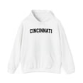 thumbnail image 1 of Cincinnati Ohio Moving Away Hoodie, Gifts, Hooded Sweatshirt, 1 of 4