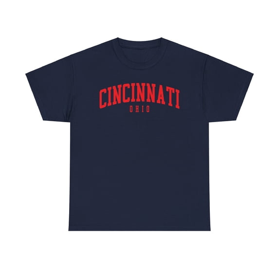 Cincinnati Ohio Shirt Gifts Tshirt Tee Crew Neck