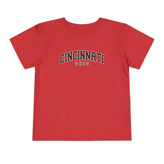 Cincinnati Ohio Toddler Shirt Gifts Boy Girl Size 2T-5T