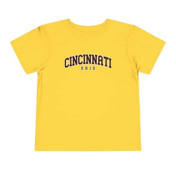 Cincinnati Ohio Toddler Shirt Gifts Boy Girl Size 2T-5T