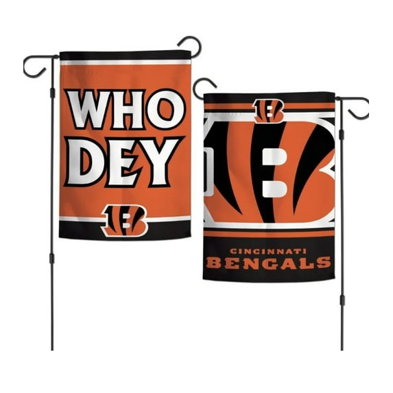 Cincinnati Pro Football Team Flag 12 x 18 inch Garden Flag Football Banner