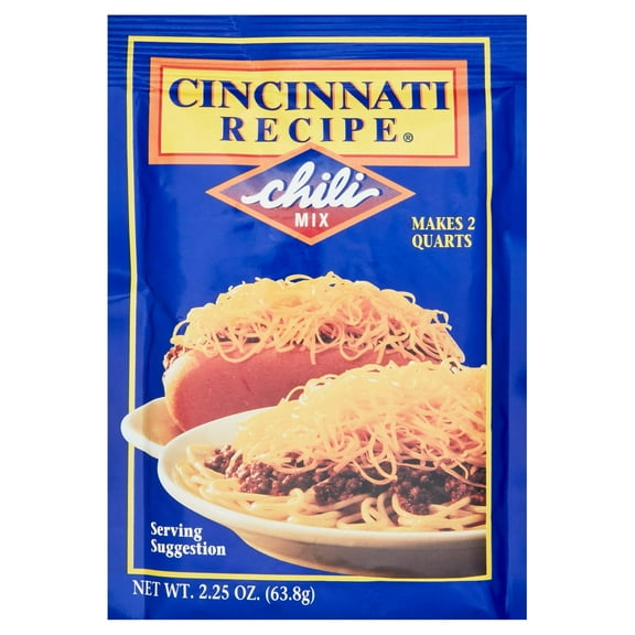 Cincinnati Recipe Chili Mix, 2.25 Oz (Pack of 4)