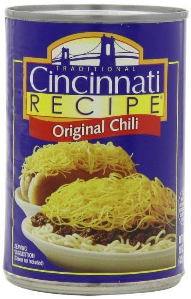 Cincinnati Recipe Chili with Meat, 15-Ounce (Pack of 6) Home Grocery Product