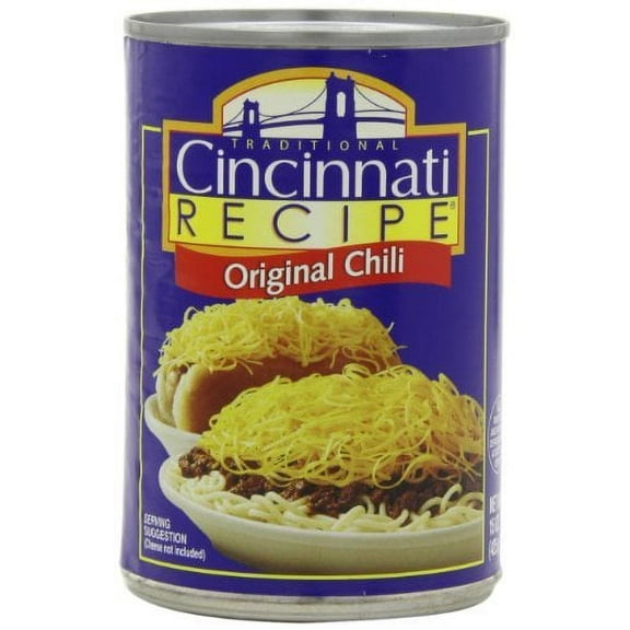 Cincinnati Recipe Chili with Meat, 15-Ounce (Pack of 6) Home Grocery Product
