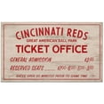 thumbnail image 1 of Cincinnati Reds 10" x 17" Ticket Office Wood Sign, 1 of 1