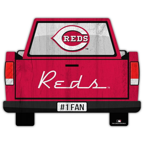 Cincinnati Reds 12'' x 12'' Truck Back D-cor