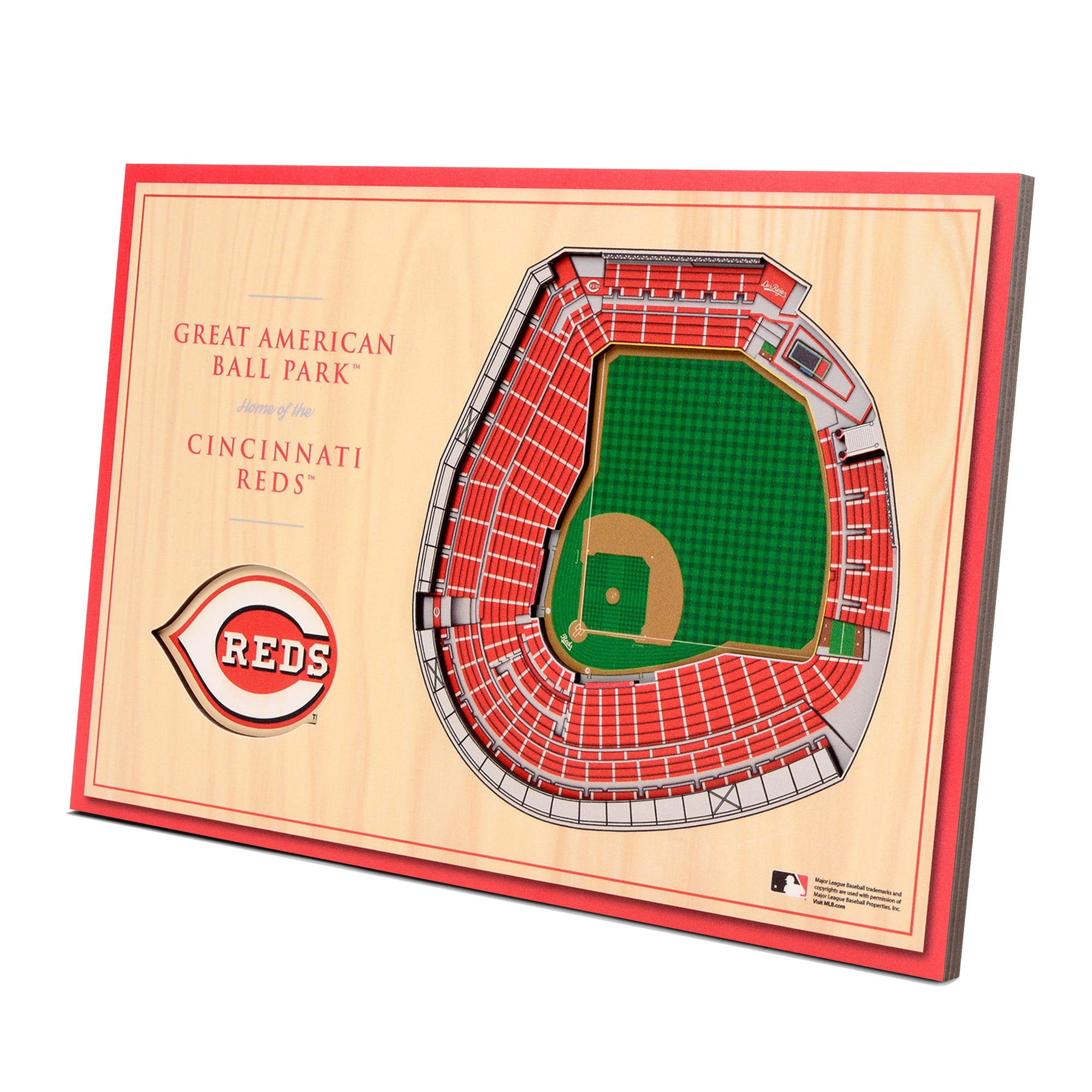 Cincinnati Reds 3D StadiumViews Desktop Display - Walmart.com