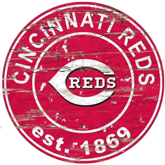 Cincinnati Reds 24'' Established Year Round Sign