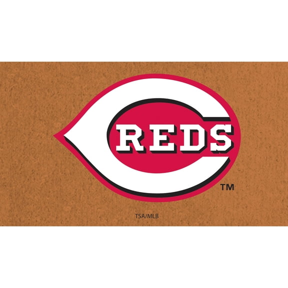 Cincinnati Reds 28" x 16" Primary Logo Coir Mat