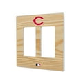 thumbnail image 1 of Cincinnati Reds Baseball Bat Design Double Rocker Light Switch Plate, 1 of 4