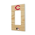 thumbnail image 1 of Cincinnati Reds Baseball Bat Design Single Rocker Light Switch Plate, 1 of 4