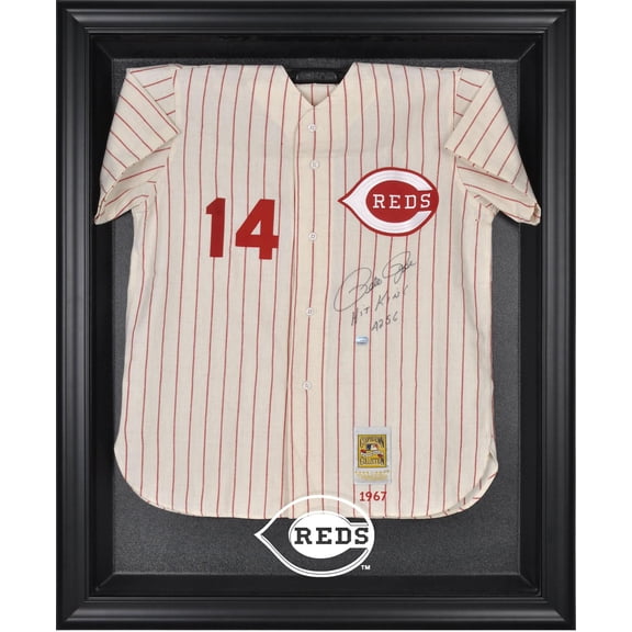 Cincinnati Reds Black Framed Logo Jersey Display Case