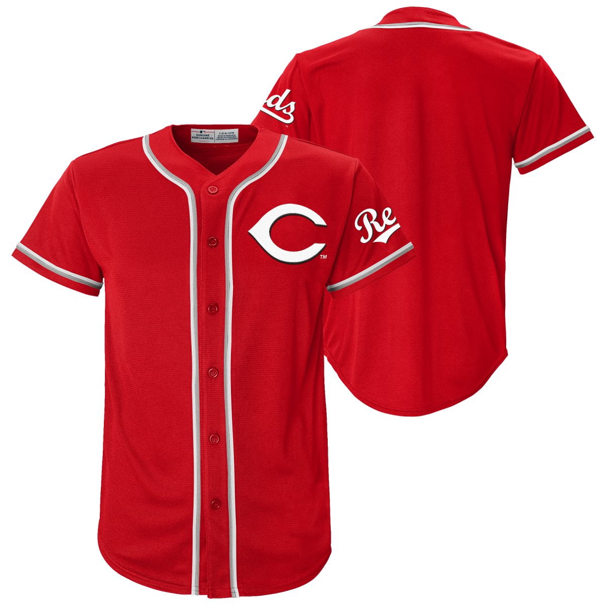 MLB Cincinnati Reds Youth Primary Color Synthetic Jersey