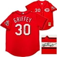 thumbnail image 1 of Cincinnati Reds Ken Griffey Jr. Autographed Red Authentic Mitchell & Ness 2005 Cooperstown Collection Jersey Size 48 Beckett BAS Witness 234581, 1 of 2