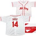 thumbnail image 1 of Cincinnati Reds Pete Rose Autographed White Jersey PR Holo 202356, 1 of 3