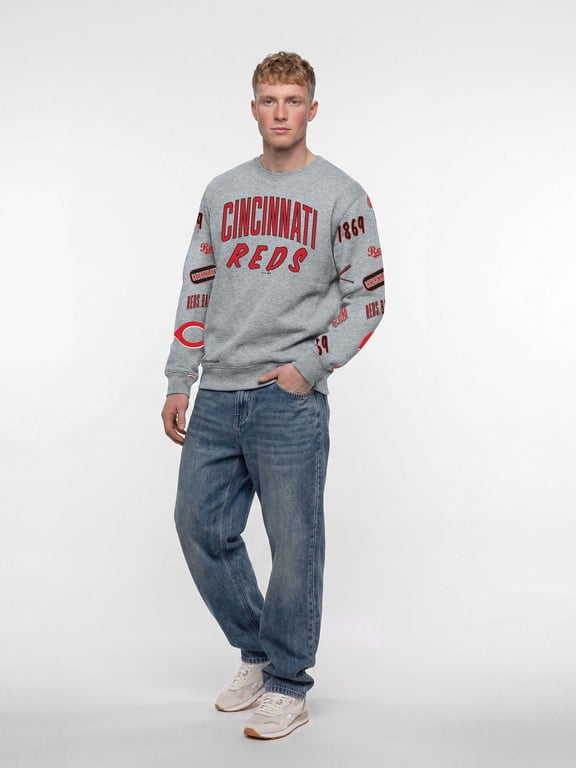 Reebok Adult Gray Crew Neck Sweatshirt