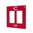 thumbnail image 1 of Cincinnati Reds Solid Double Rocker Light Switch Plate, 1 of 4