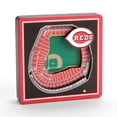 thumbnail image 1 of Cincinnati Reds Stadium View Magnet, 1 of 4
