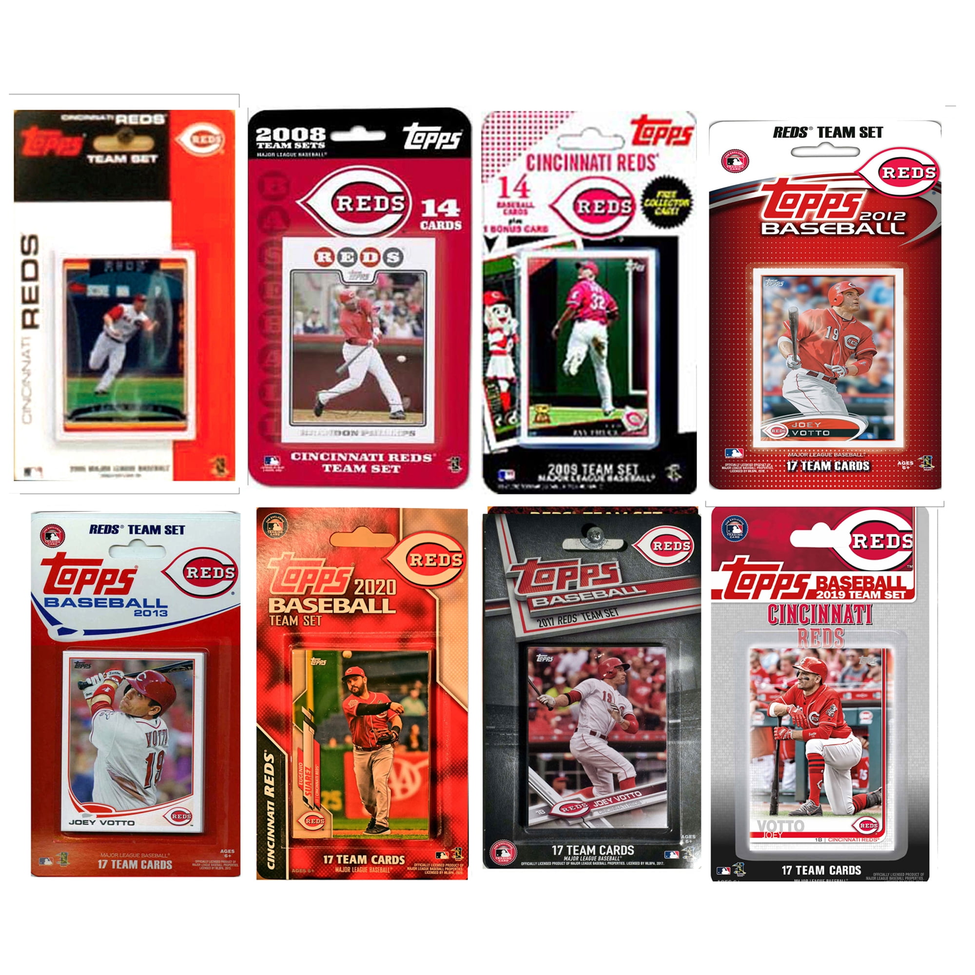 Cincinnati Reds Team Multi-Season Trading Card Set - Walmart.com