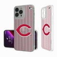 thumbnail image 1 of Cincinnati Reds Text Backdrop Clear iPhone Case, 1 of 7