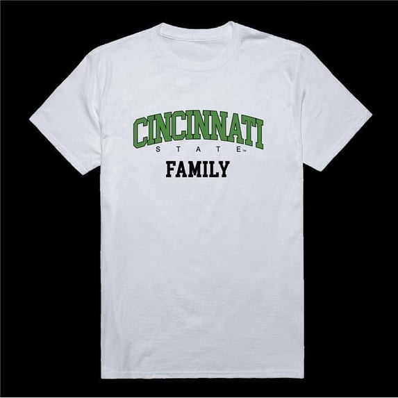 Cincinnati State Technical & Community College Family T-Shirt, White - Small