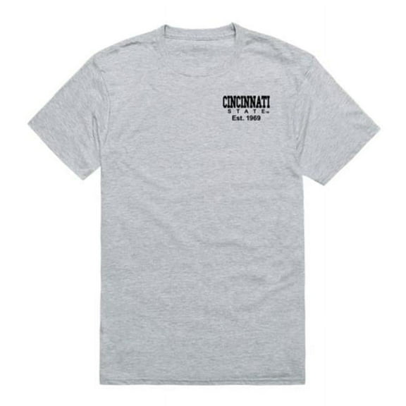 Cincinnati State Technical & Community College Practice T-Shirt, Heather Grey - Large