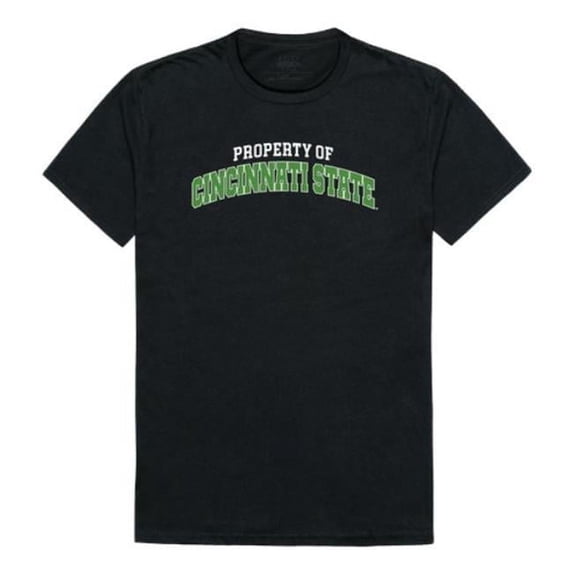 Cincinnati State Technical & Community College Property College T-Shirt, Black - Small